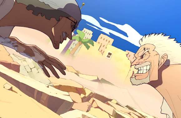 Anime One Piece Aokiji (One Piece) Monkey D. Garp