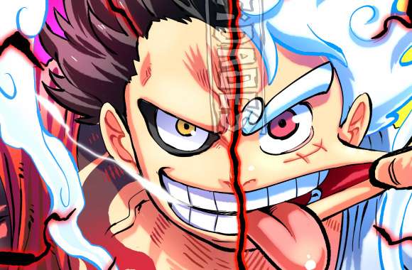 Anime One Piece Monkey D. Luffy Gear 5 (One Piece) Gear Fourth