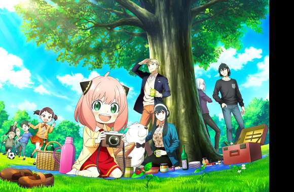 Anime Spy X Family Loid Forger Anya Forger Yor Forger Bond (Spy X Family) 8k Ultra