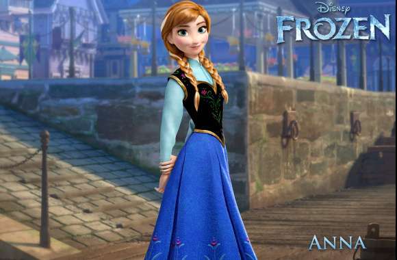 Anna in Arendelle HD Frozen Wallpaper