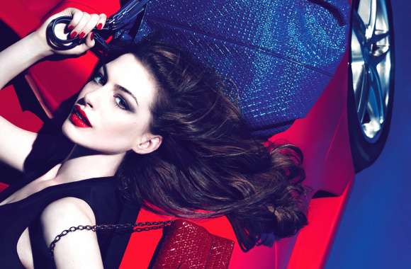 Anne Hathaway Stunning Brunette in