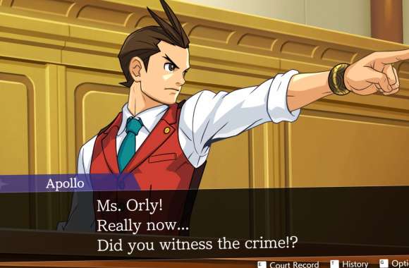 Apollo Justice - Ace Attorney Trilogy Courtroom Scene wallpapers hd quality