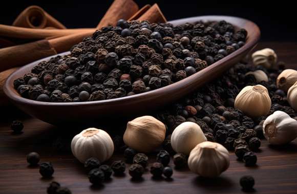 Aromatic Black Pepper and Spices