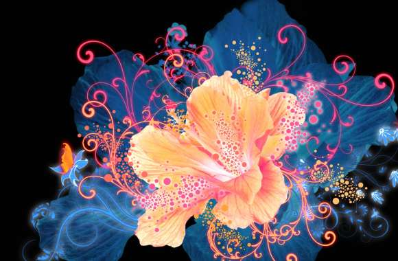 Artistic Blossom HD Flower Wallpaper