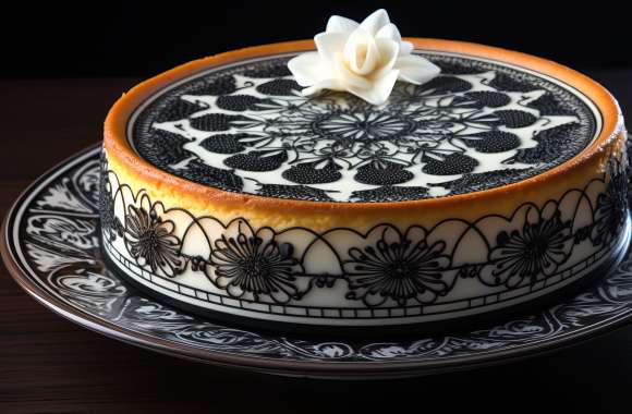 Artistic Cheesecake Design