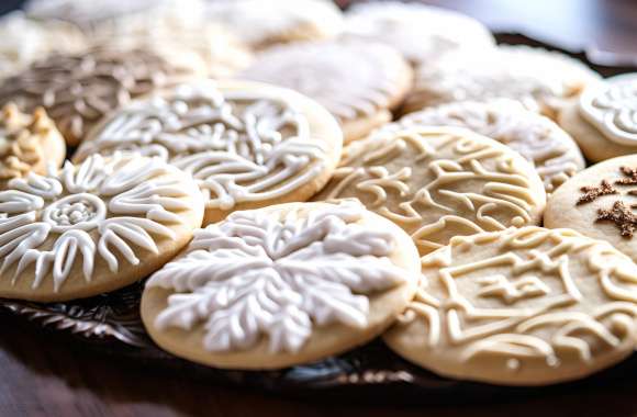 Artistic Decorated Cookies