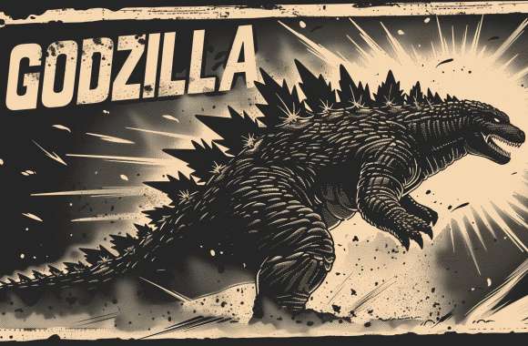 Artistic Godzilla Movie