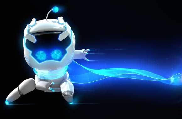 Astro Bot Black background