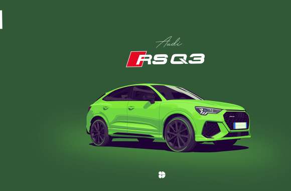 Audi Green Car Vehicle Audi RS Q3 Sportback 8k Ultra wallpapers hd quality