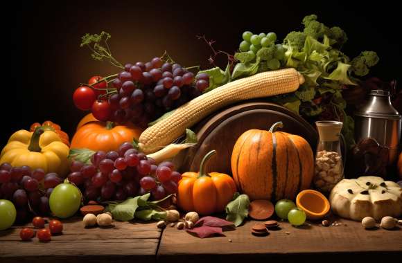 Autumn Harvest Still Life