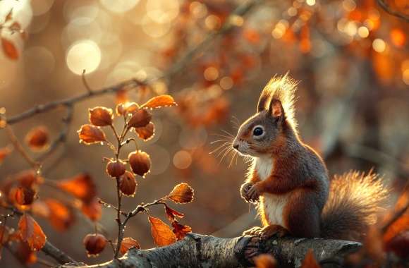 Autumn Squirrel