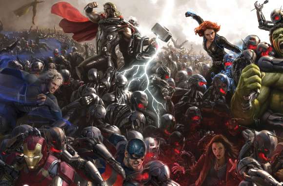 Avengers Age of Ultron Epic Battle