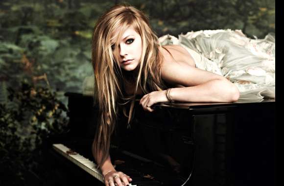 Avril Lavigne A Captivating Musical Moment wallpapers hd quality