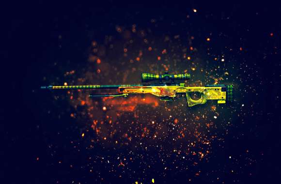 AWP Blaze - CSGO wallpapers hd quality