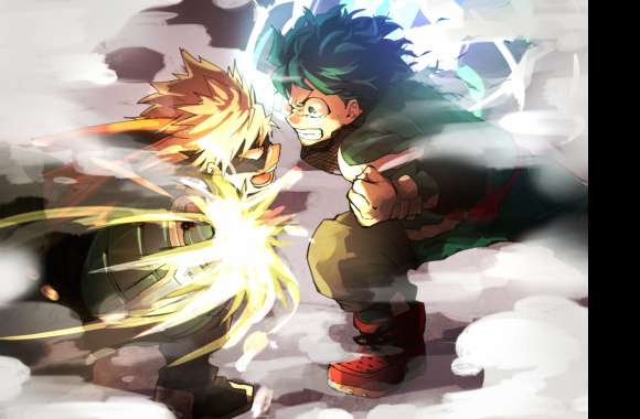 Bakugou vs Midoriya - My Hero Academia wallpapers hd quality