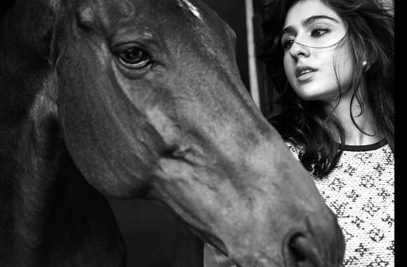 Black & White Celebrity Sara Ali Khan