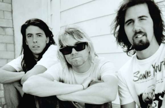 Black & White Grunge Rock (Music) Kurt Cobain Music Nirvana