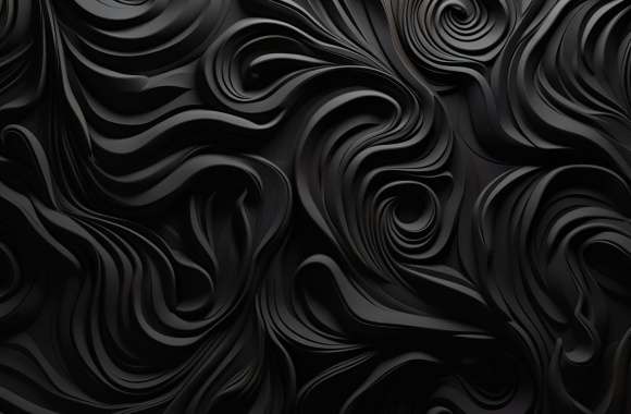 Black Aesthetic Pattern Wallpaper