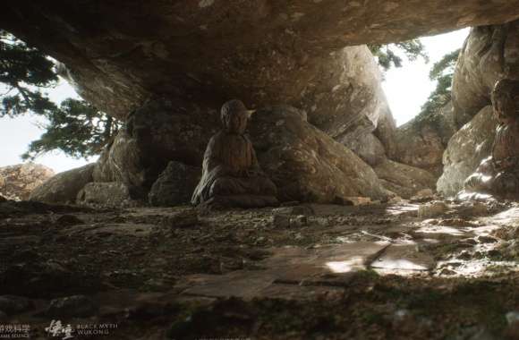 Black Myth Wukong - Mystical Cave Scene