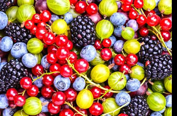 Blackberry Blueberry Currants Fruit Food Berry