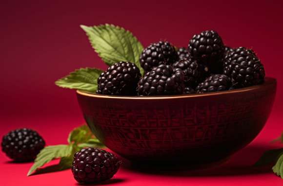 Blackberry Delight - HD Food Wallpaper