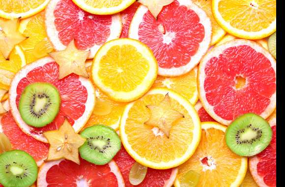 Blood Orange Star Fruit Orange (Fruit) Kiwi Food Fruit