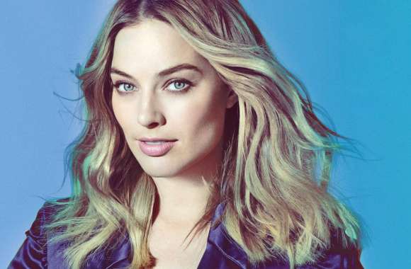 Blue Eyes Face Blonde Australian Actress Celebrity Margot Robbie