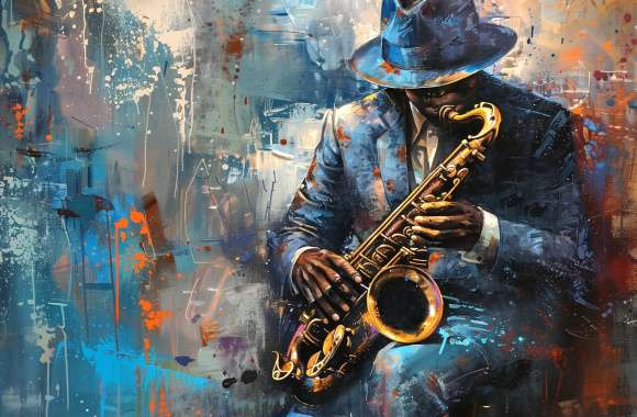 Blues Saxophone Melody