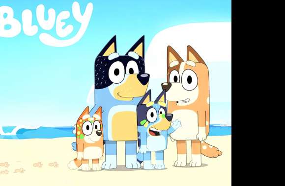 Bluey Family – Animated TV Show Background