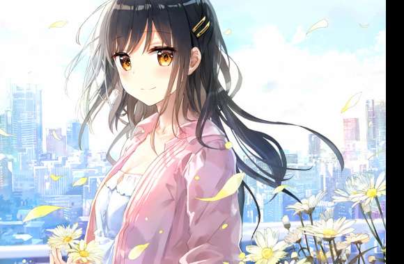 Blushing City Bloom - Anime wallpapers hd quality