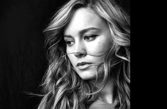 Brie Larson Black & White wallpapers hd quality