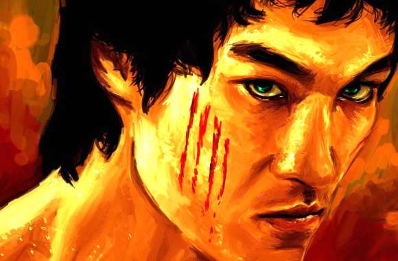 Bruce Lee HD Art Wallpaper