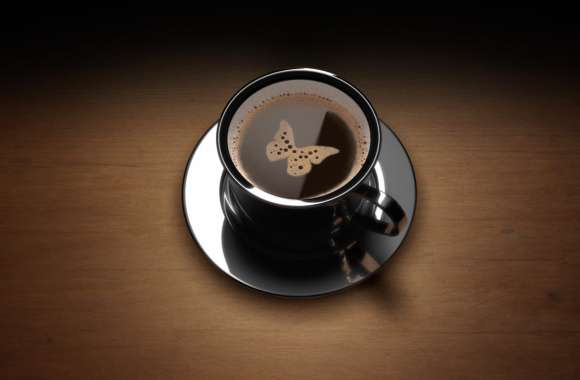 Butterfly Coffee Cup