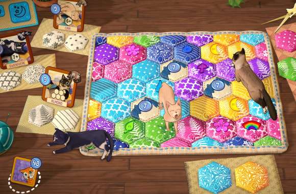 Calico Cats Quilting Game