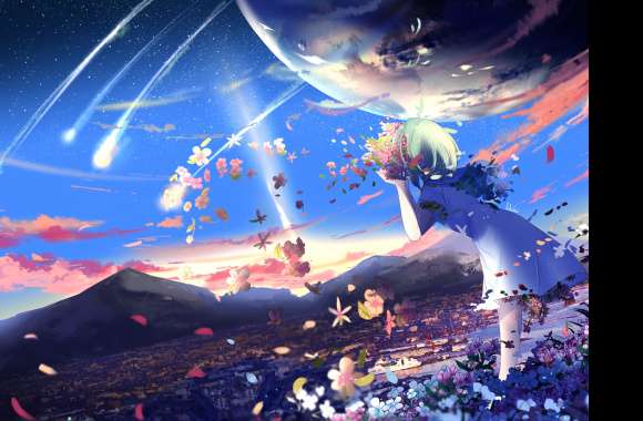 Celestial Blossom Dreamscape - Anime