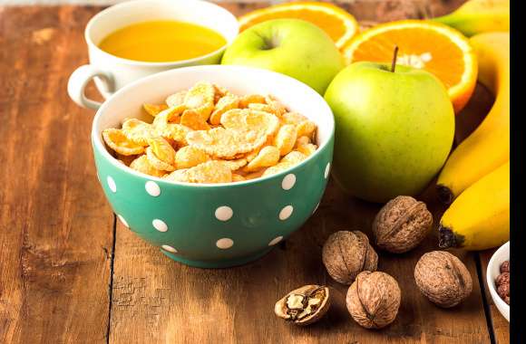 Cereal Fruit Still Life Food Breakfast