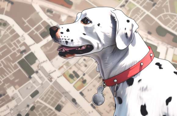 Charming Dalmatian - Perfect Desktop Background