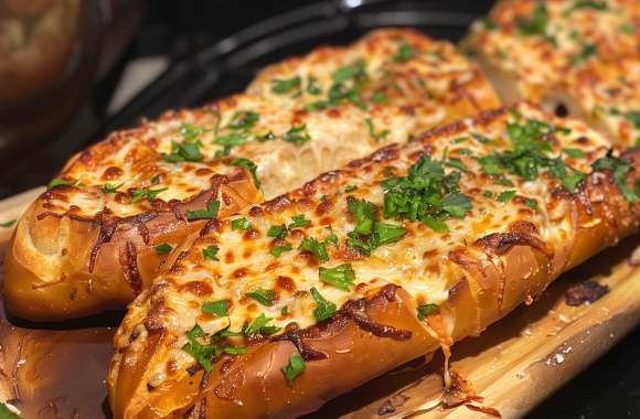 Cheesy Garlic Bread Indulgence