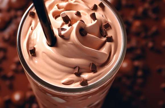 Chocolate Milkshake Delight wallpapers hd quality