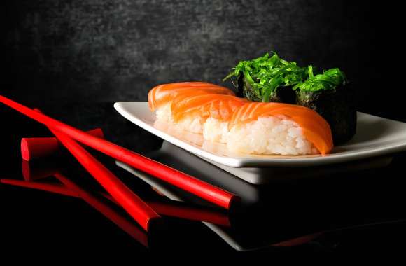 Chopsticks Food Sushi wallpapers hd quality