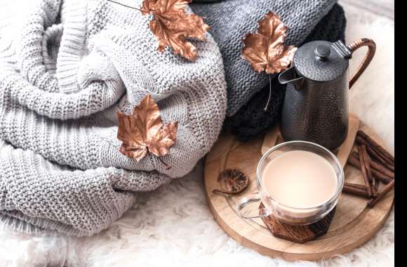 Cinnamon Coffee Still Life -