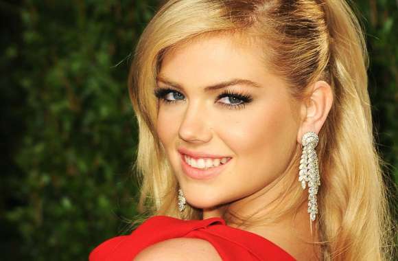 Close-Up Smile of Kate Upton