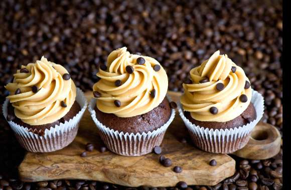 Coffee Beans Sweets Food Cupcake