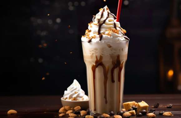 Coffee Milkshake Wallpaper