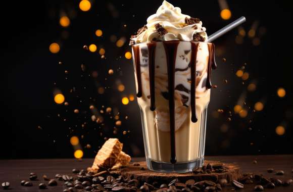 Cold Coffee Milkshake Wallpaper wallpapers hd quality