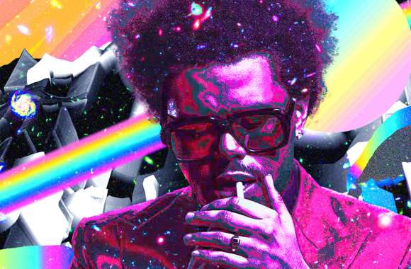 Colorful Abstract Art Featuring Music Artist
