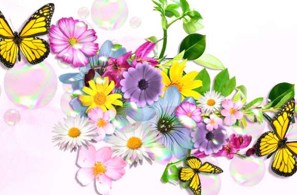 Colorful Butterfly Blooms