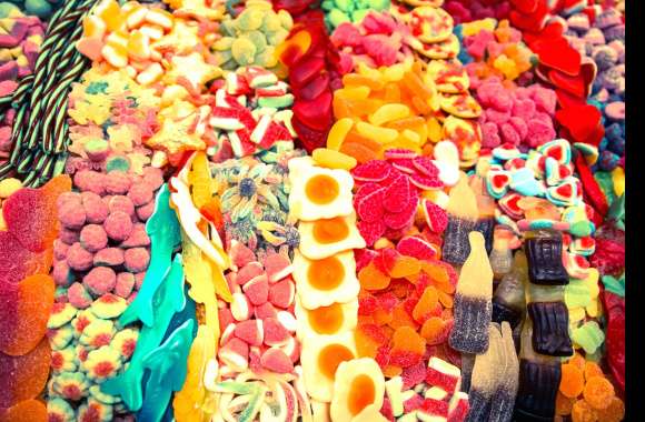 Colorful Candy Wonderland A Vibrant