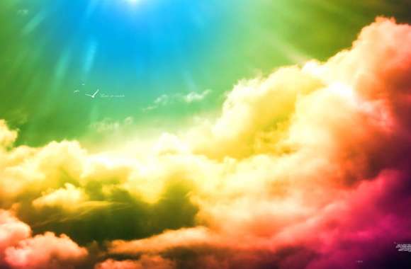 Colorful Clouds HD Nature Wallpaper
