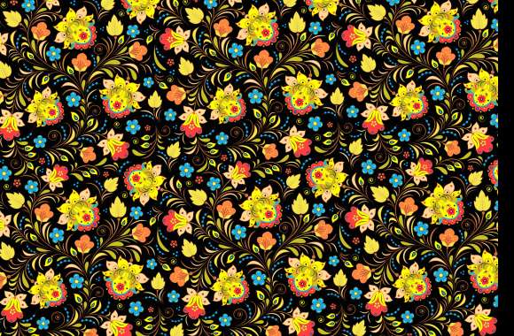 Colorful Colors Pattern Artistic Flower